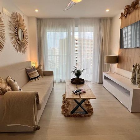 베날마데나코스타 7º Cielo 1ª Linea De Playa. Puerto Marina. Wifi 아파트 외부 사진