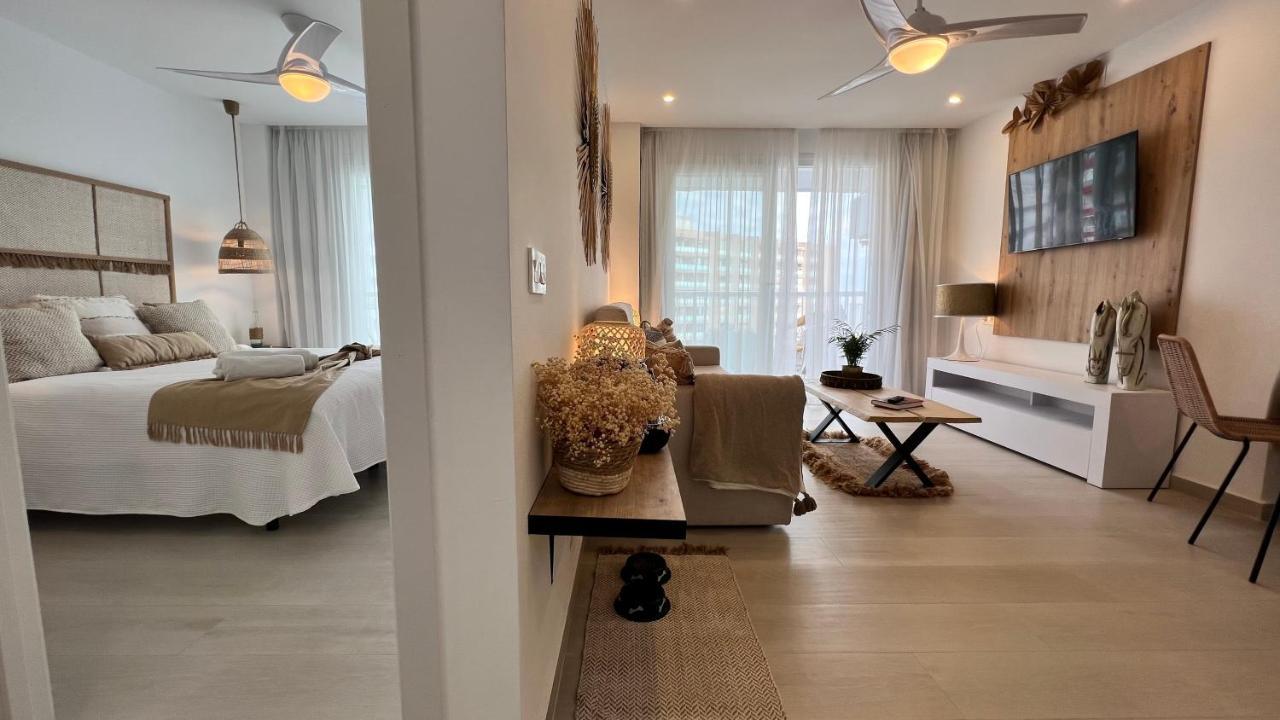 베날마데나코스타 7º Cielo 1ª Linea De Playa. Puerto Marina. Wifi 아파트 외부 사진