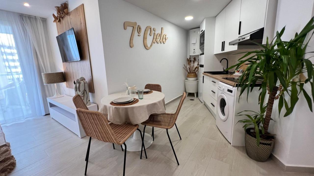베날마데나코스타 7º Cielo 1ª Linea De Playa. Puerto Marina. Wifi 아파트 외부 사진